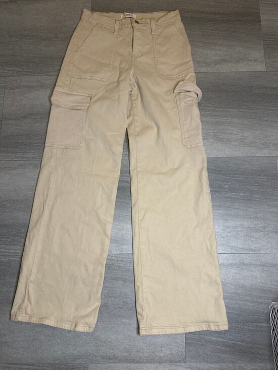 Vibrant M.I.U Denim - Vibrant M.i.U Back To Y2K Wide Cargo Jeans Sand Size 3 (W25)
